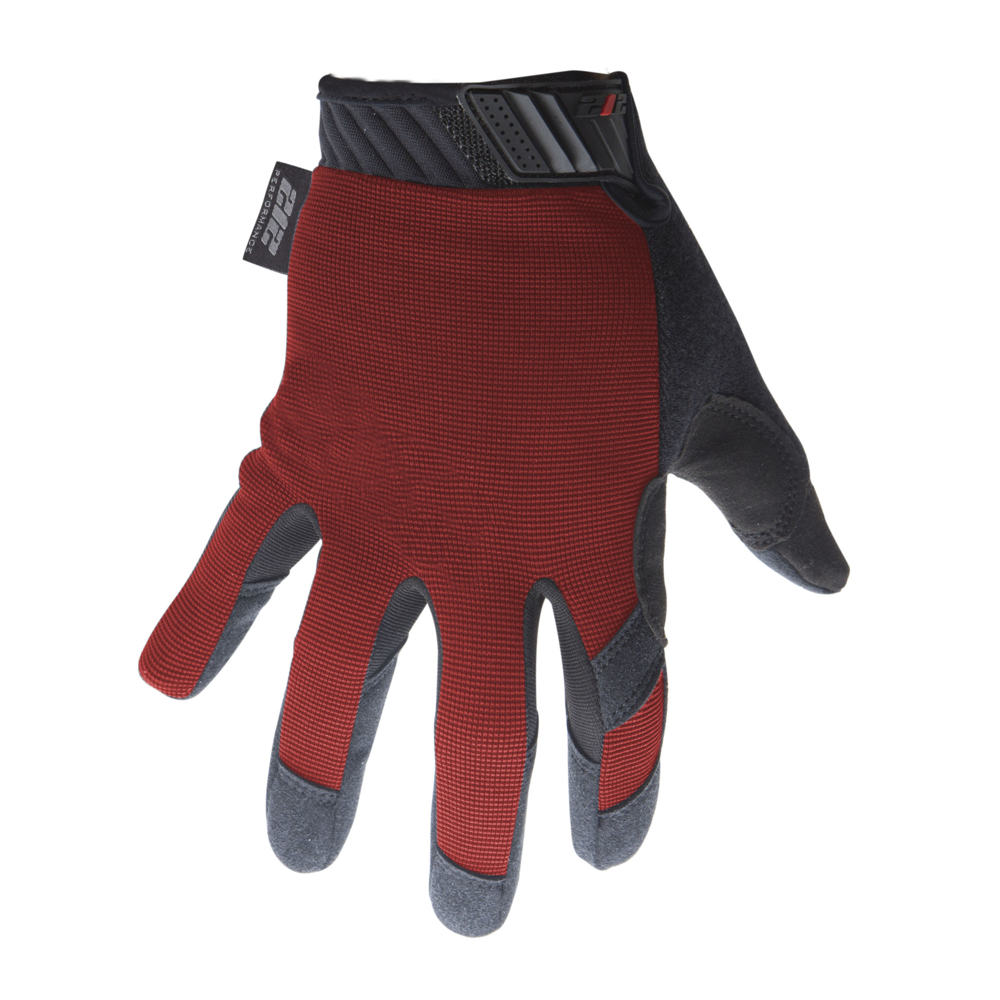 212 Performance Touchscreen Compatible Mechanic Gloves in Red, 3X-Large - Image 2