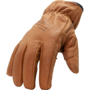212 Performance Fleece Lined ANSI A3 Cut Resistant Buffalo Leather Driver Winter Work Glove in Russet Brown, 3X-Large
