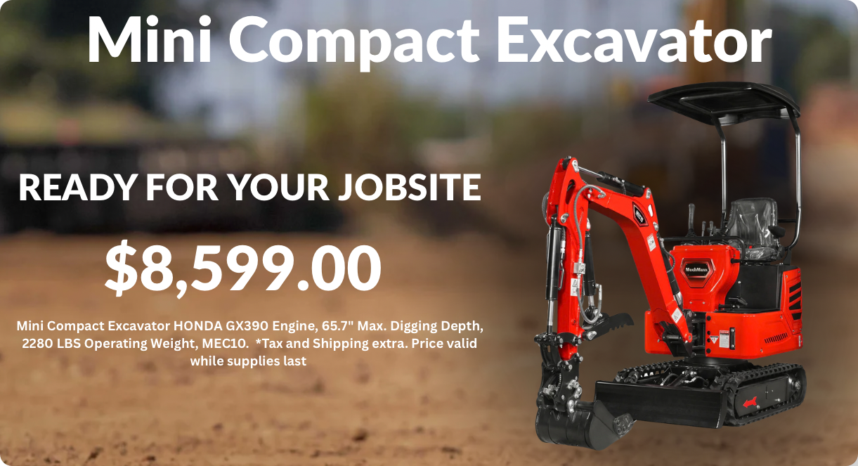 Mini Excavator 8,599.00