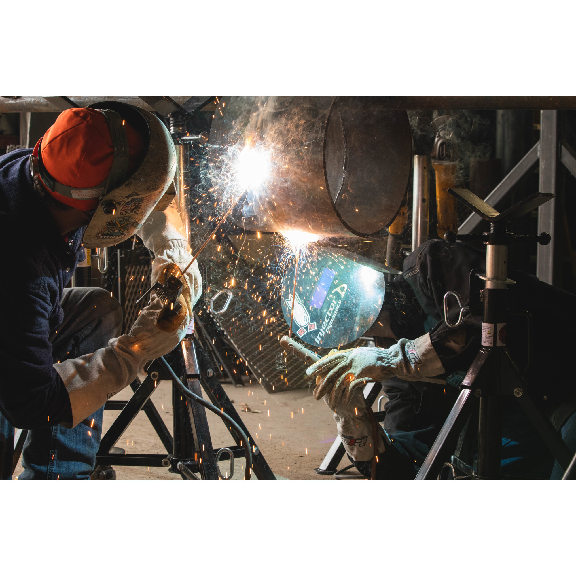 212 Performance ARC Premium Stick Welding Gloves in White and Tan, XX-Large - Image 5