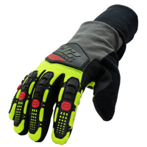 212 Performance Waterproof Fleece Lined Impact and ANSI A3 Cut Resistant Tundra Winter Work Gloves in Black, 3X-Large