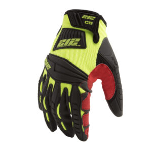 Super Hi-Vis Cut and Impact Resistant Work Gloves (EN Level 5/ANSI A4)