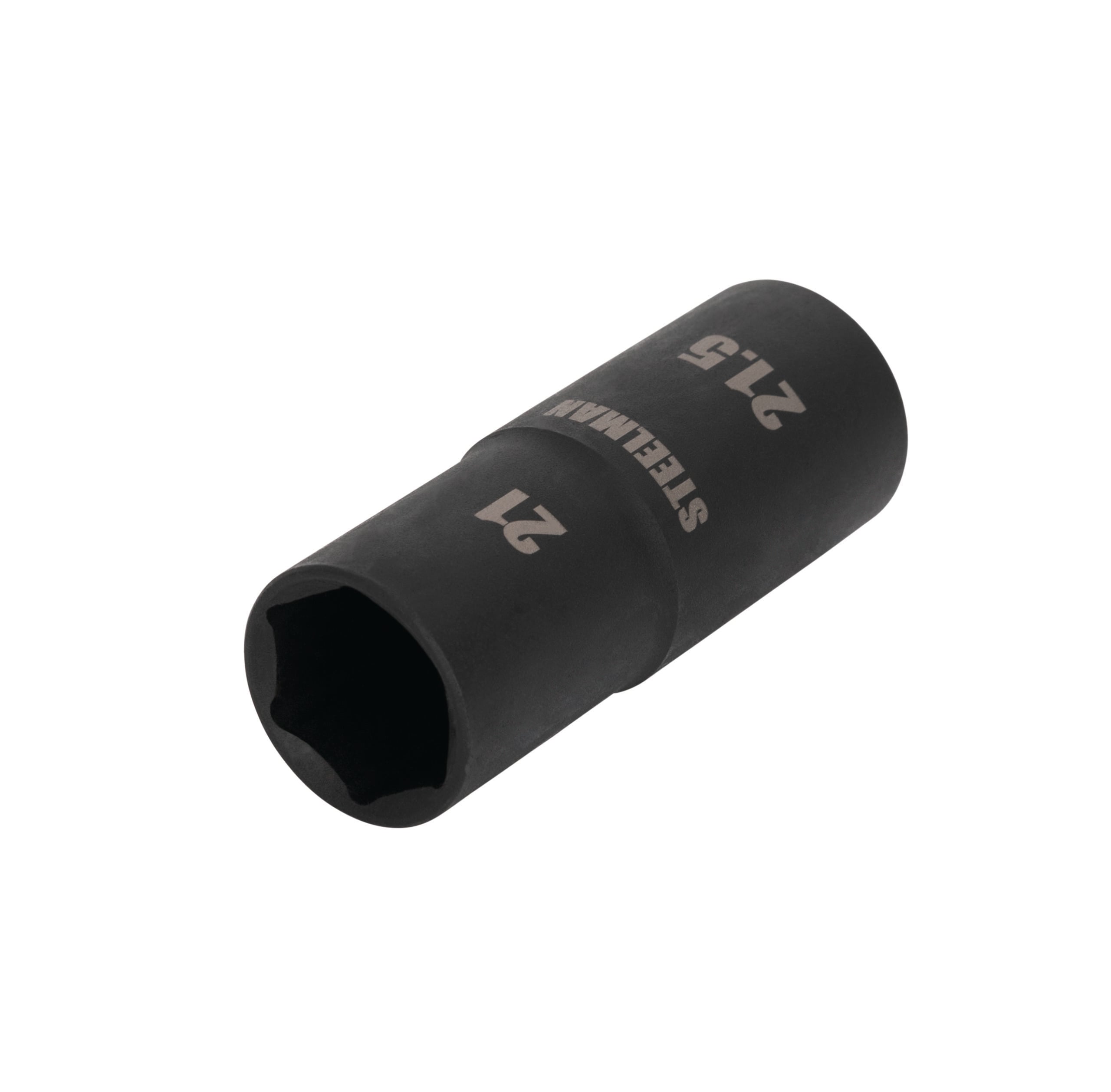 1/2-Inch Drive 6-Point Thin Wall 21mm x 21.5mm Impact Flip Socket