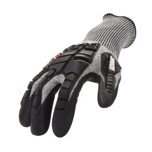 AX360 Impact Cut Resistant Gloves in Black and Gray (EN Level 5