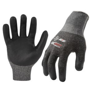 AX360 Foam Nitrile-dipped Cut Resistant Gloves in Black and Gray (EN Level 5