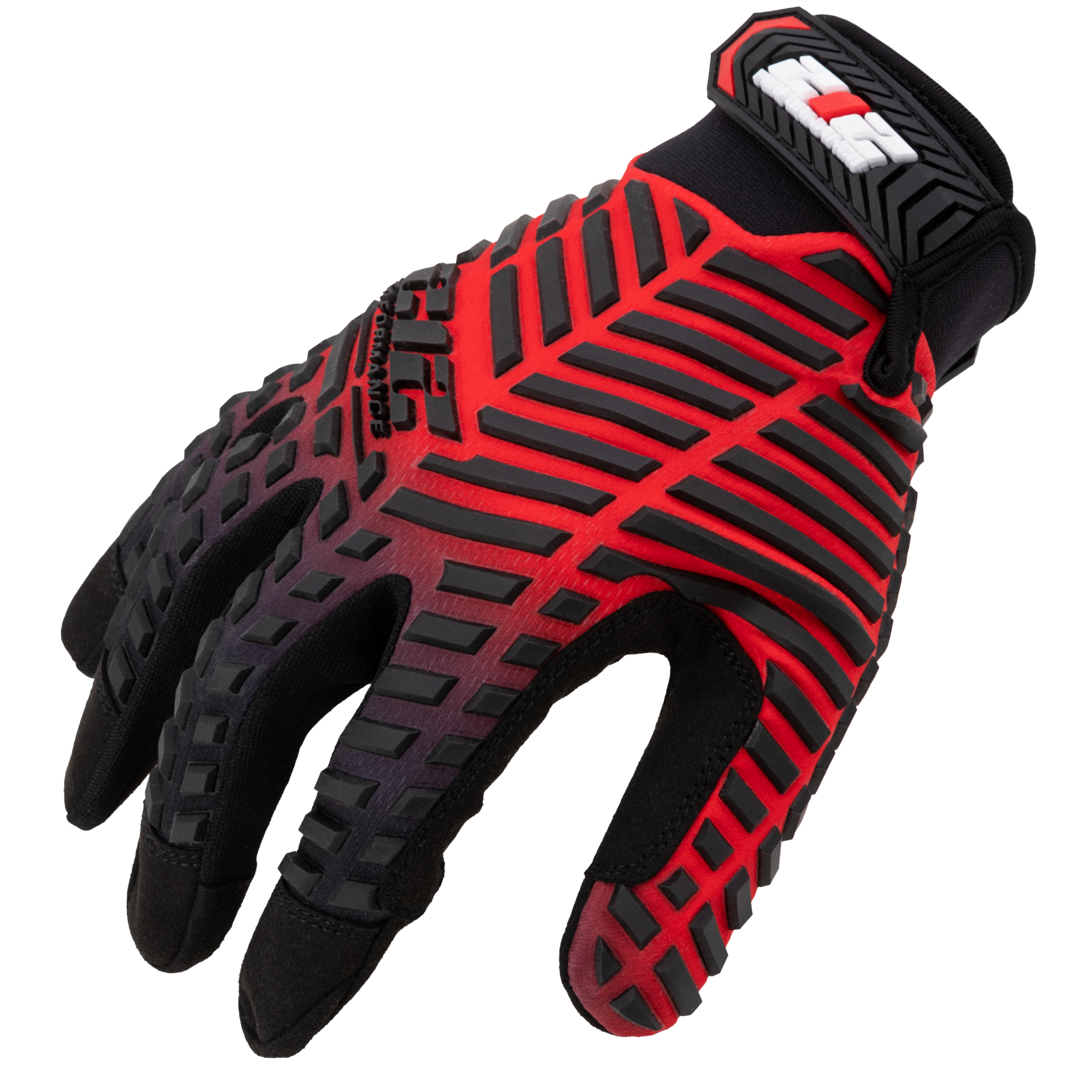 212 Performance Performance Fit High Abrasion Resistant Utility Pro Work Gloves in Red, Gray, and Black, 2X-Large