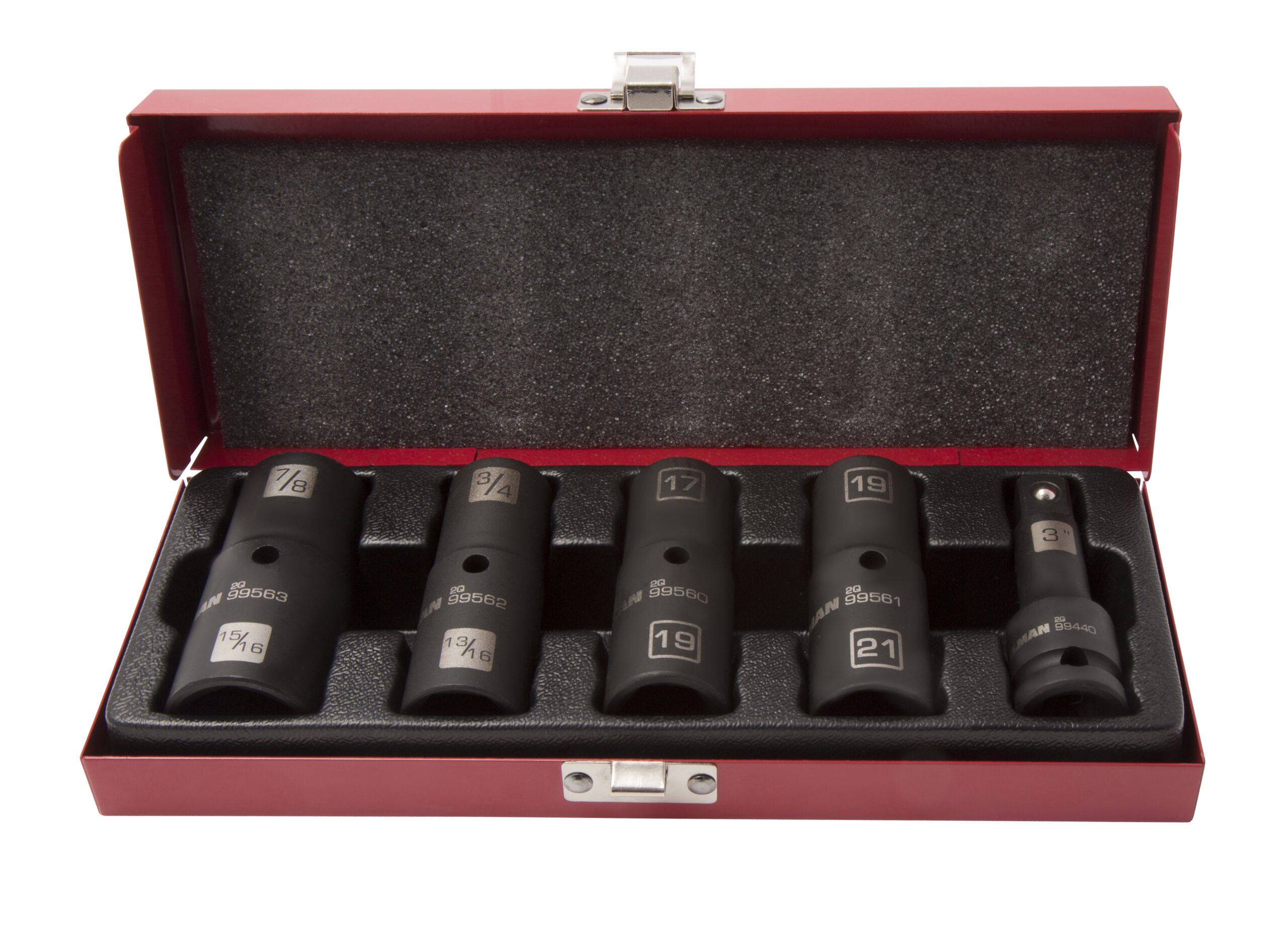 5-Piece 1/2-Inch Drive 6-Point Impact Flip Socket Set