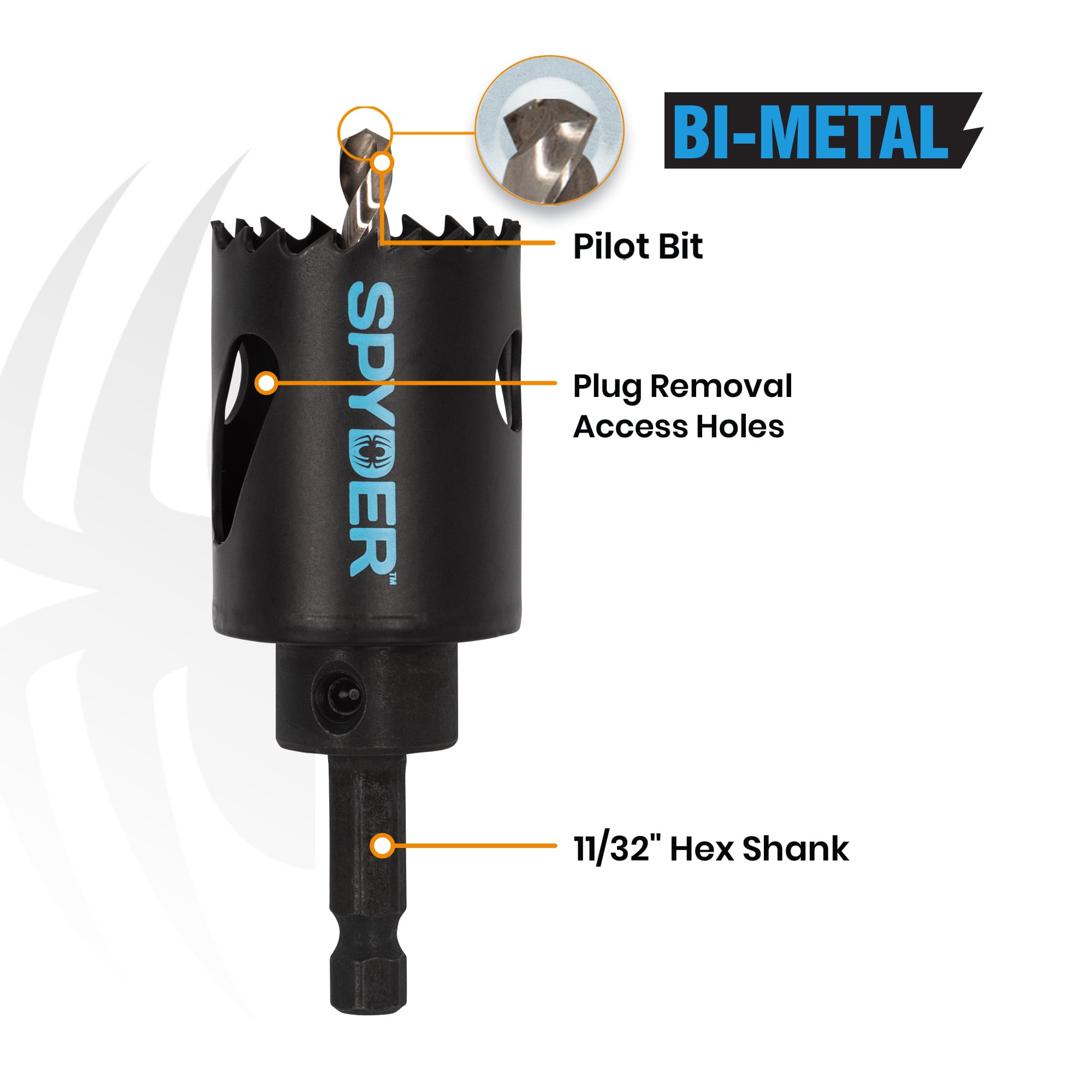 1-3/4-Inch Bi-Metal Arbored Hole Saw